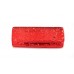 Evening Bag - Sequined Clutch w/Concealable Chain Strap - Red - BG-90955R